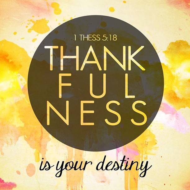 Thankfulness