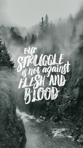 Against the Darkness - Pocket Fuel Daily Devotional on Ephesians 6:12