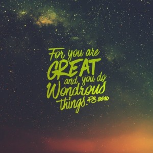 Discover Wonder - Pocket Fuel Christmas Devotion on Psalm 86:10