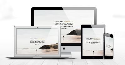 Worship in Spirit Device Wallpaper Mockup