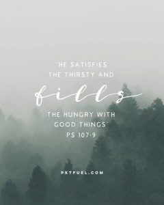 Satisfaction Attraction – Satisfaction Series – Part 2 - Pocket Fuel on Psalm 107:9