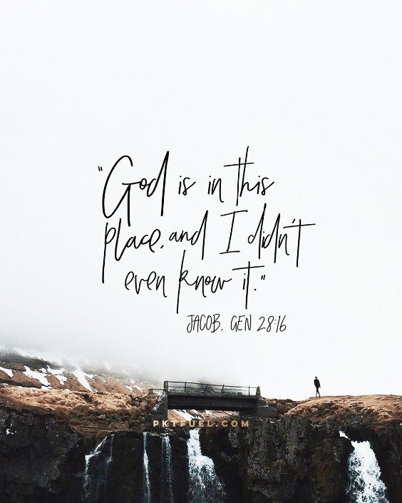 In The Middle – Jacob Series – Part 4 - Pocket Fuel on Genesis 28:16