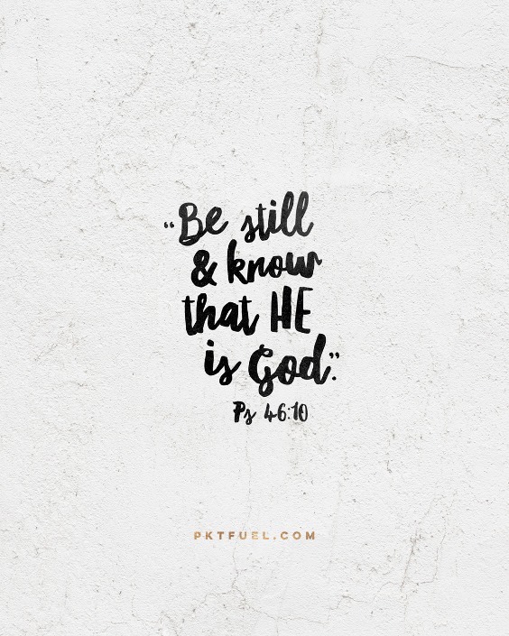 Be Still and Know – Prayer and Mystery Series – Part 2 - Pocket Fuel on psalm 46:10