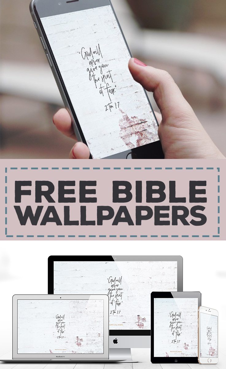 Never Give You A Spirit of Fear - Wallpaper Download based on 2 Timothy 1:7