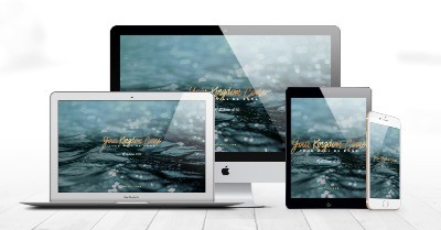 Your Kingdom Come Your Will Be Done - Free HD Wallpaper Mockup based on Matthew 6:10