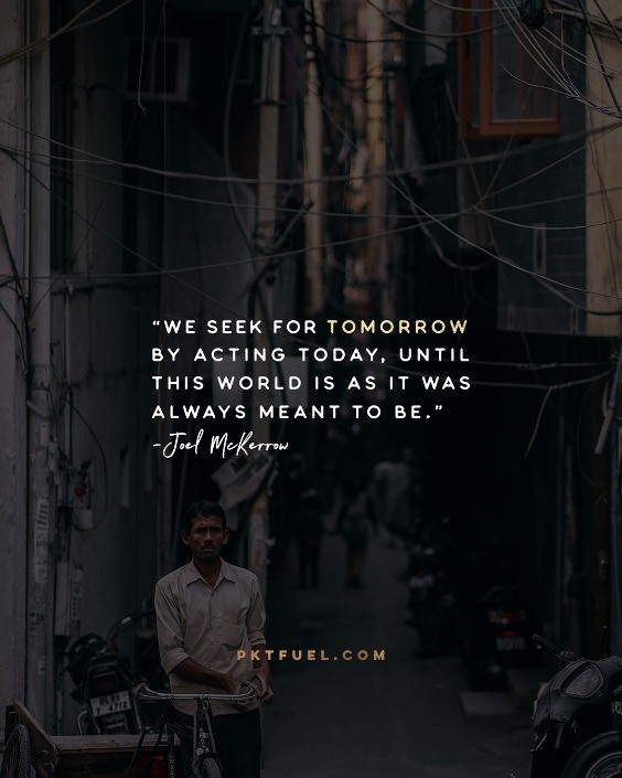 For Tomorrow – Tear Series – Part 7 - Pocket Fuel