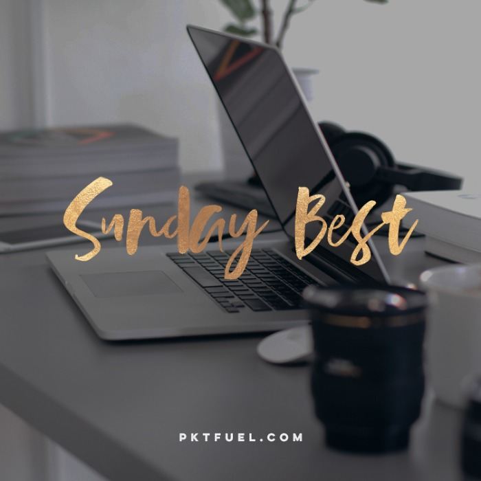 The Sunday Best – Seeing earth from space, going from good to great and more