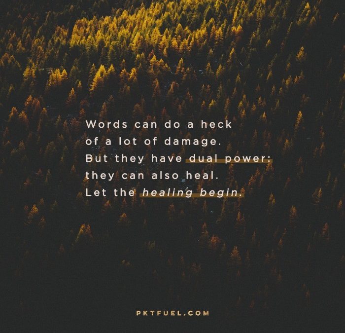 Healing Words – Words To Reclaim – Part 7