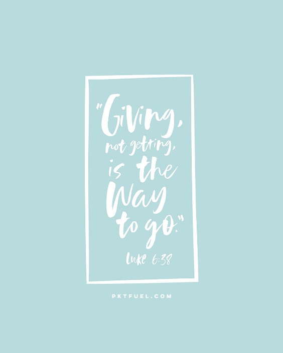 Your Enoughness – Note To Self Series – Part 4 - Pocket Fuel on Luke 6:38