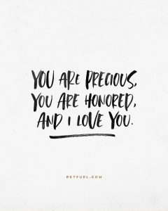 On The Same Level - You are precious, you are honored on Isaish 43:4