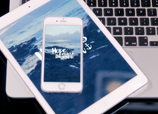 Hope Anchors - Bible Wallpaper Download for Phones and Tablets based on Hebrews 6:19